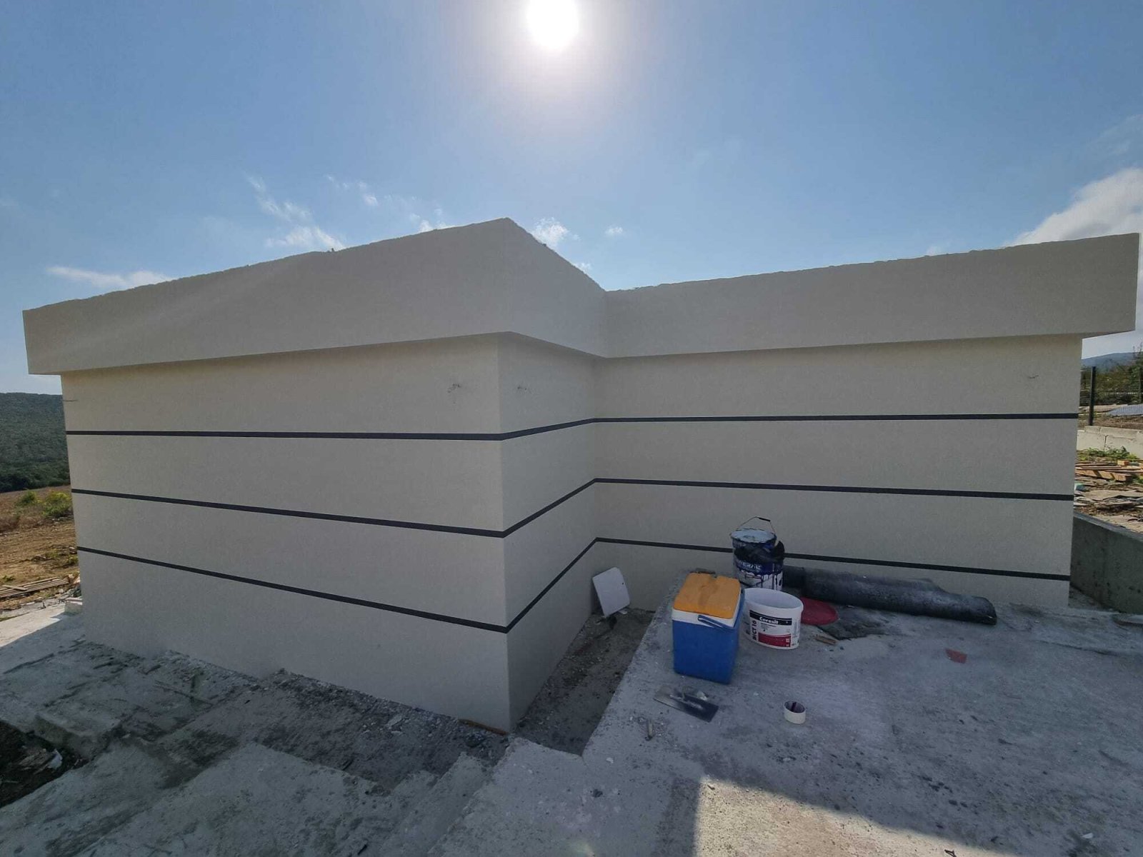 Banya: Banya Bulgaria new construction bungalow with sea view 