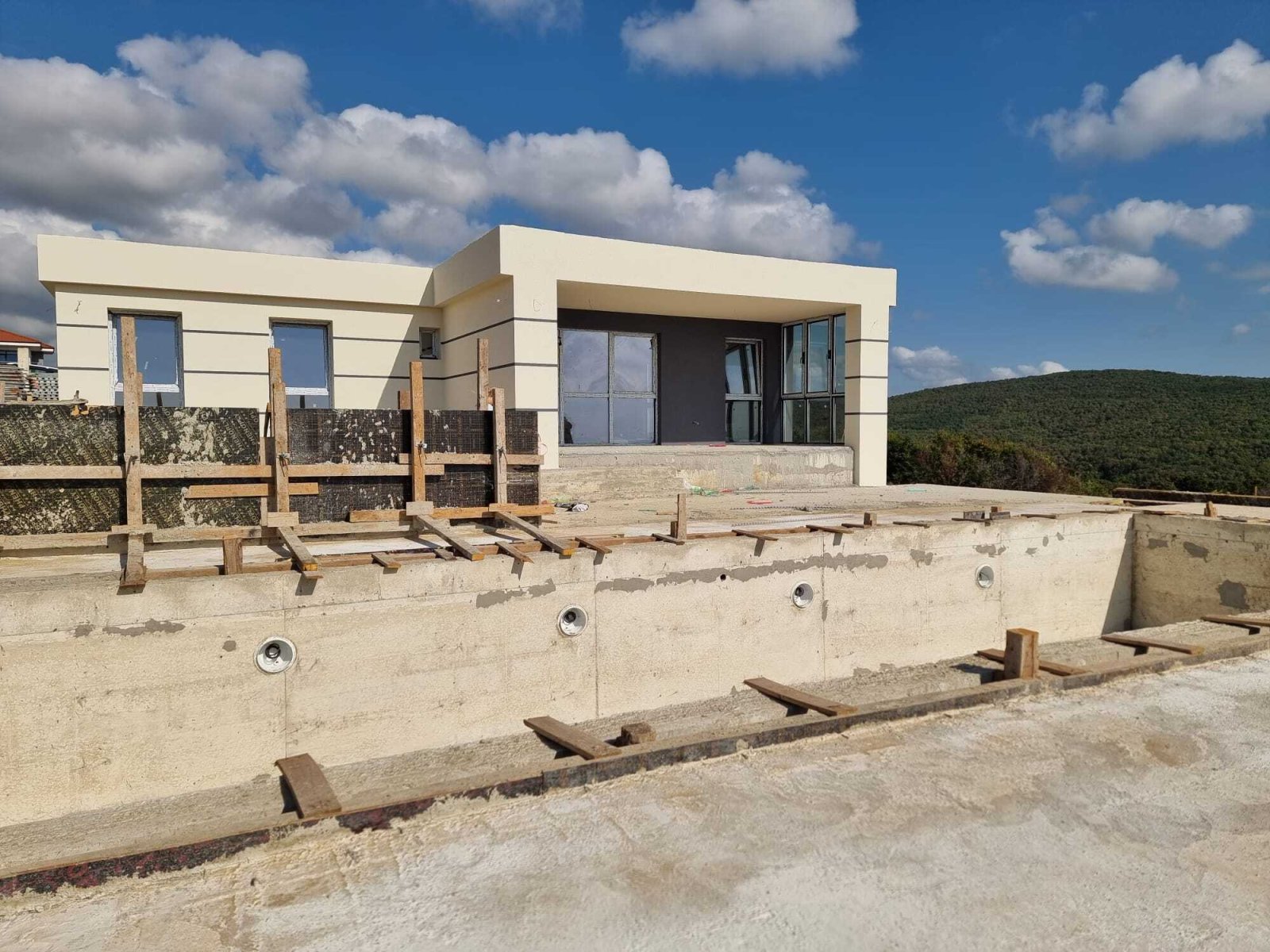 Banya Bulgaria new construction bungalow with sea view