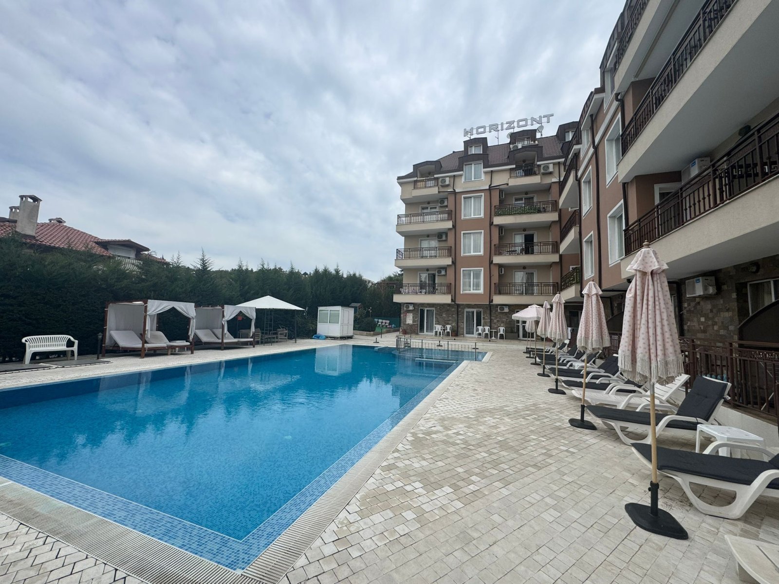Sveti Vlas: 2-room apartment in Horizont in Sveti Vlas, Bulgaria 