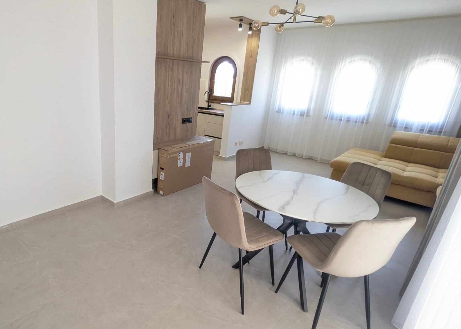 Two-room apartment in the Grand Village complex in Kosharitsa