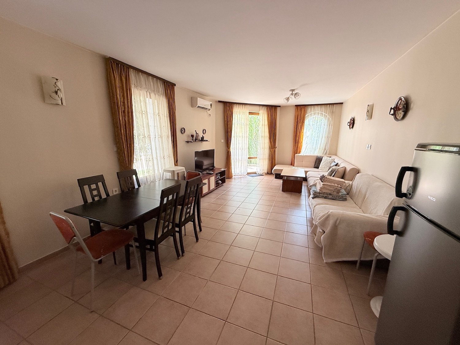 Three-room apartment in the 