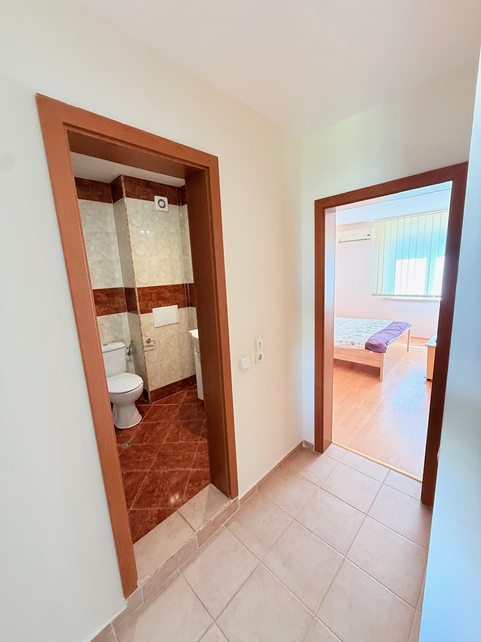 Three-room apartment in the 