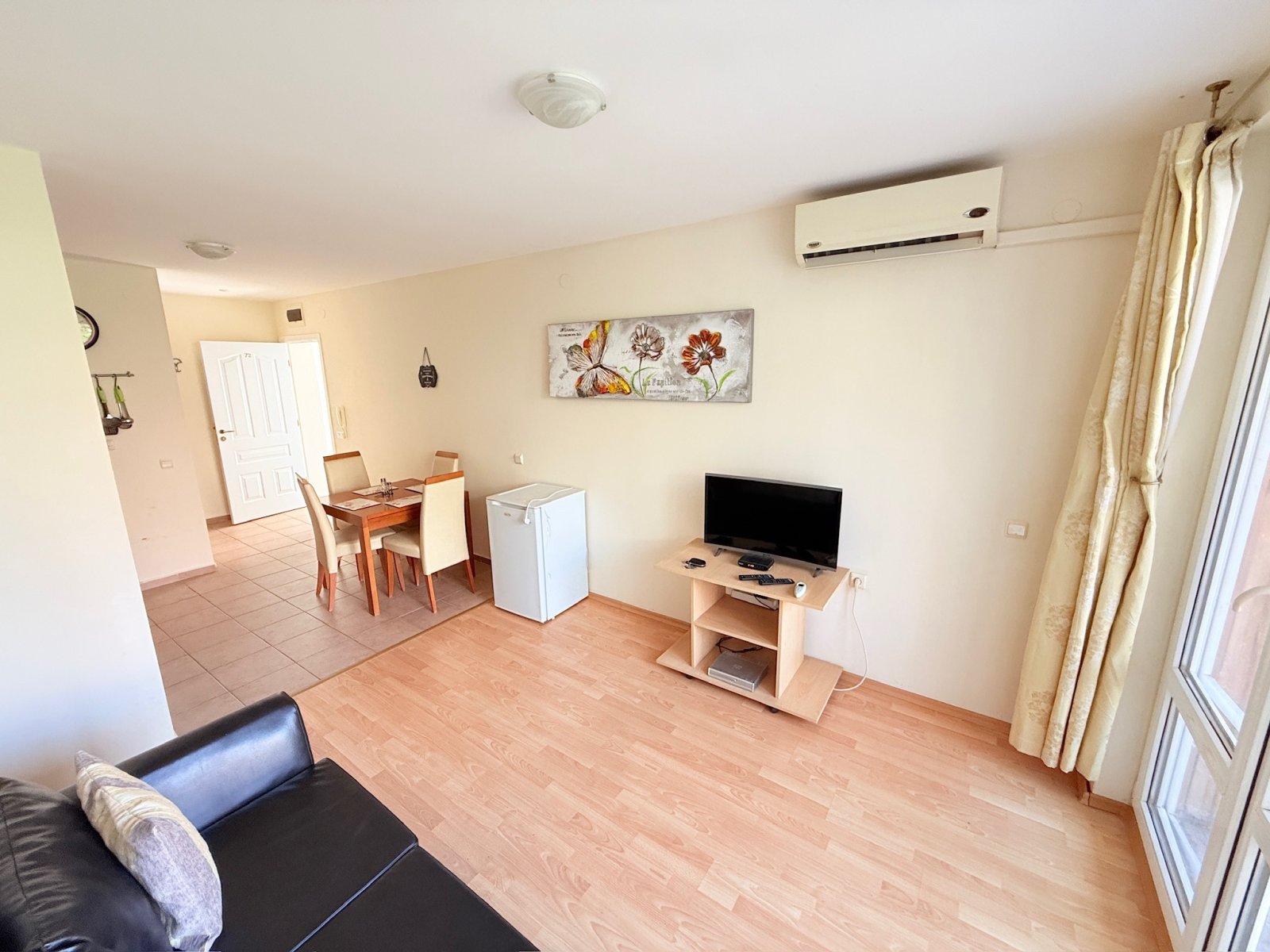 Three-room apartment in the 