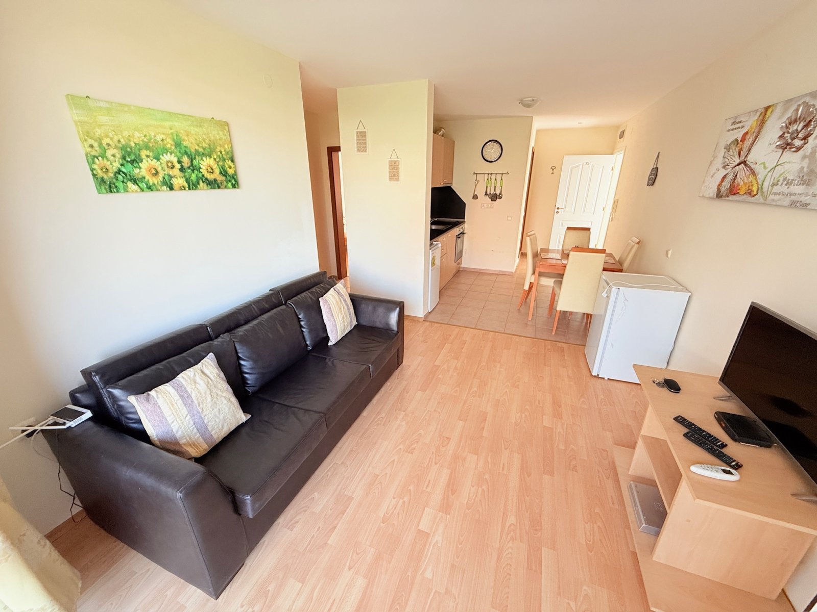 Three-room apartment in the 