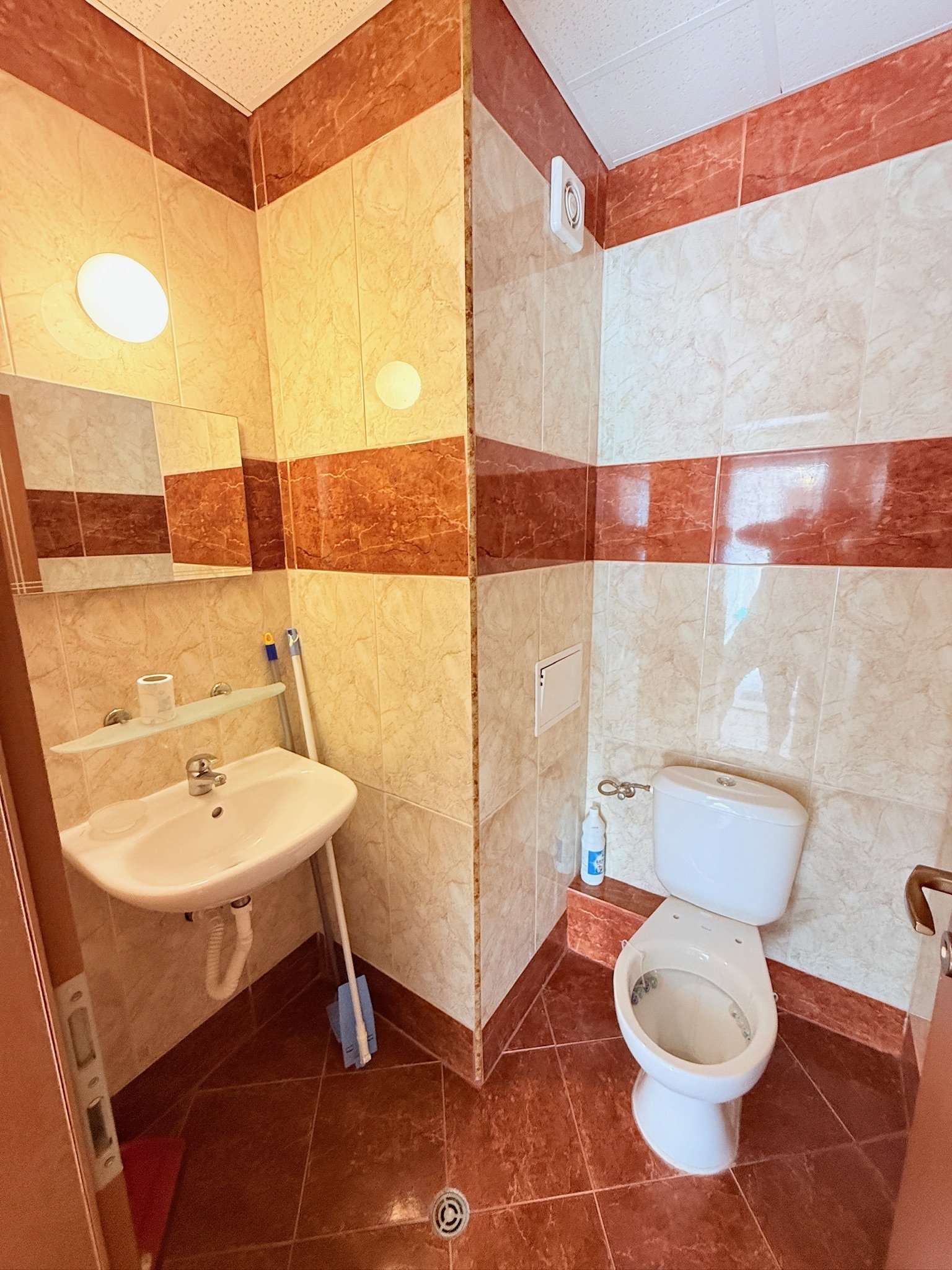 Three-room apartment in the 