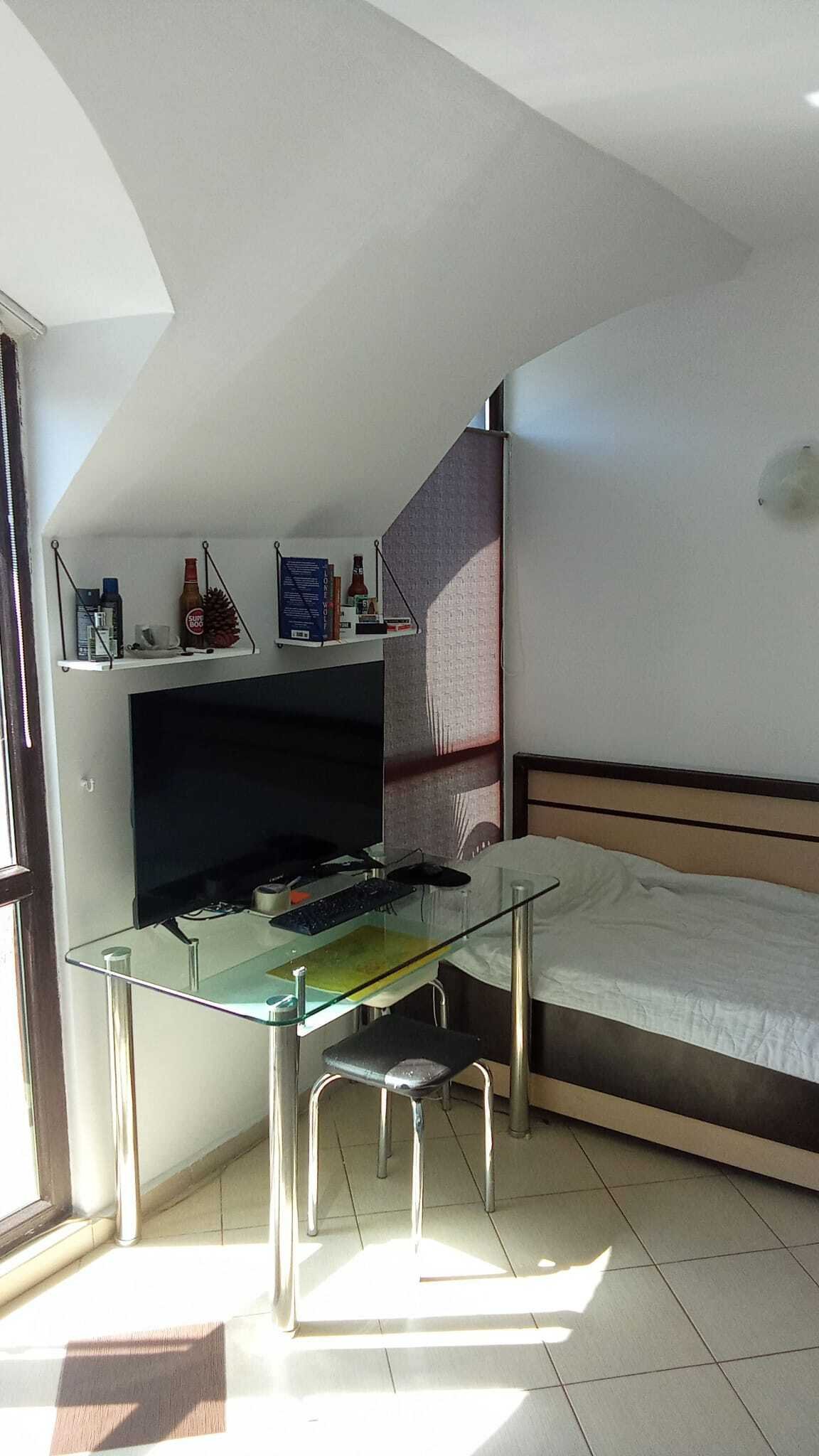Bright studio with 27 m² for long-term rent in Ravda, Bulgaria