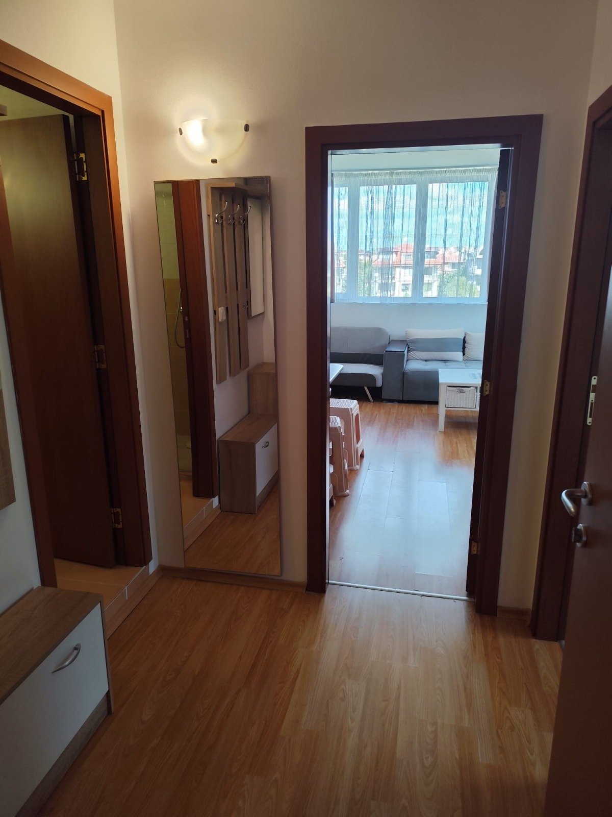 2-room apartment with slight sea view in Aheloy, Bulgaria