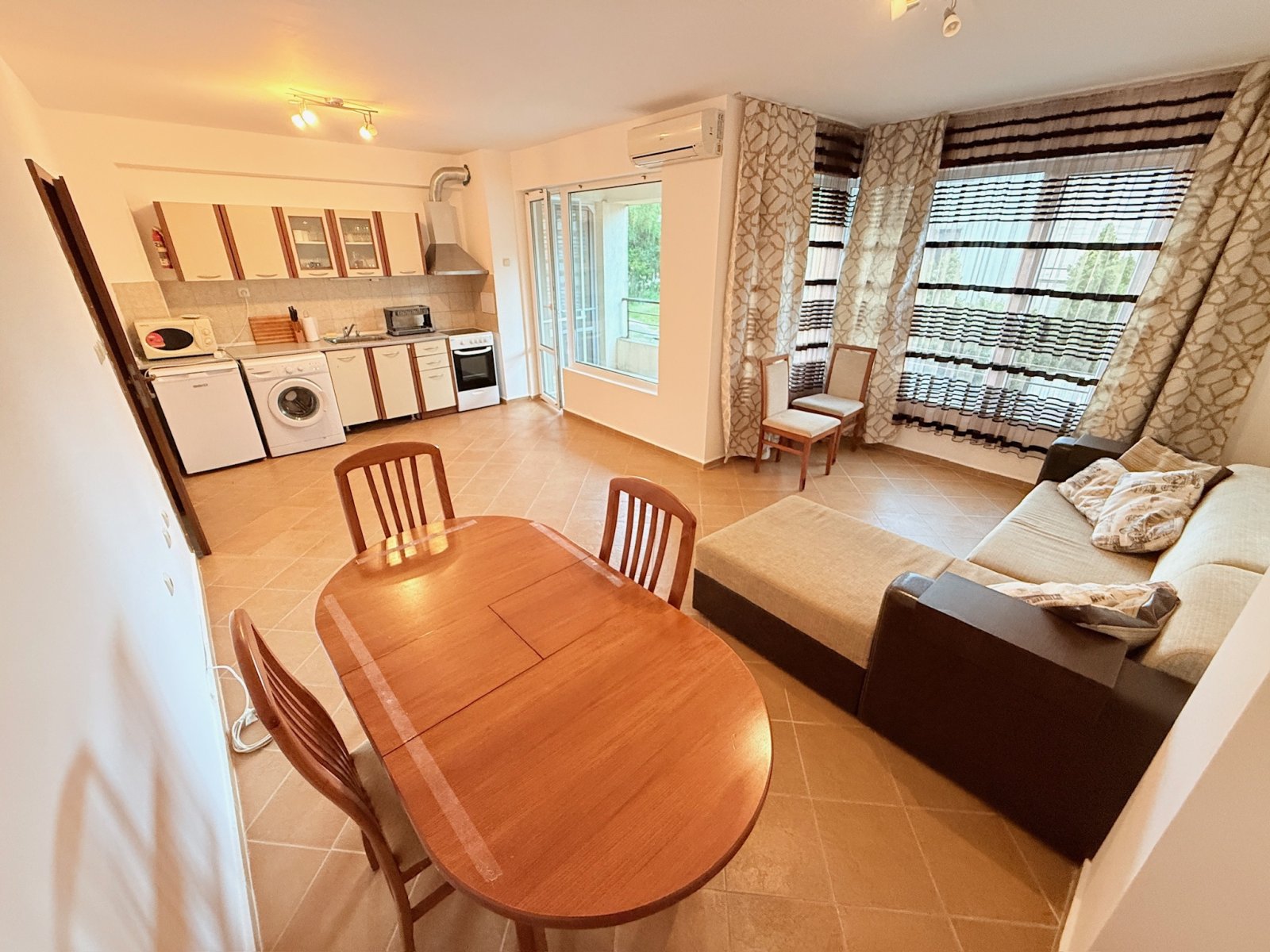 Three-room apartment in the 