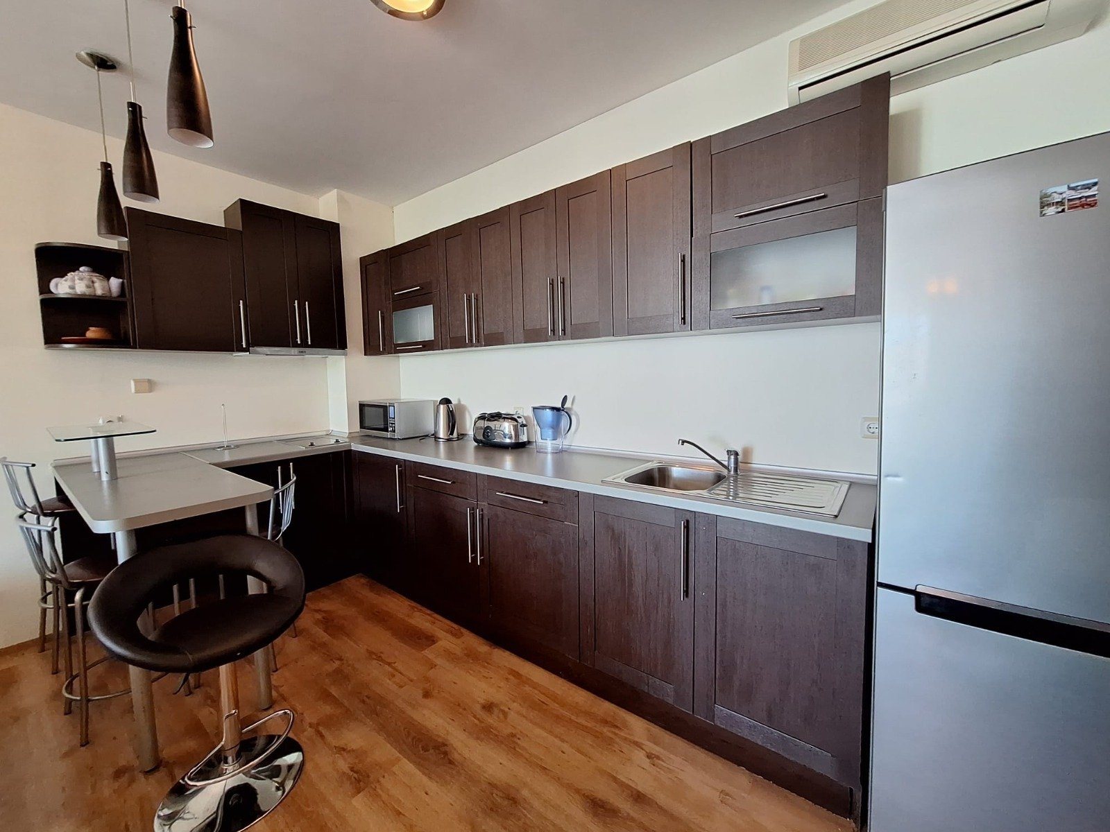 Two-room apartment with sea view in the Oasis complex in Ravda