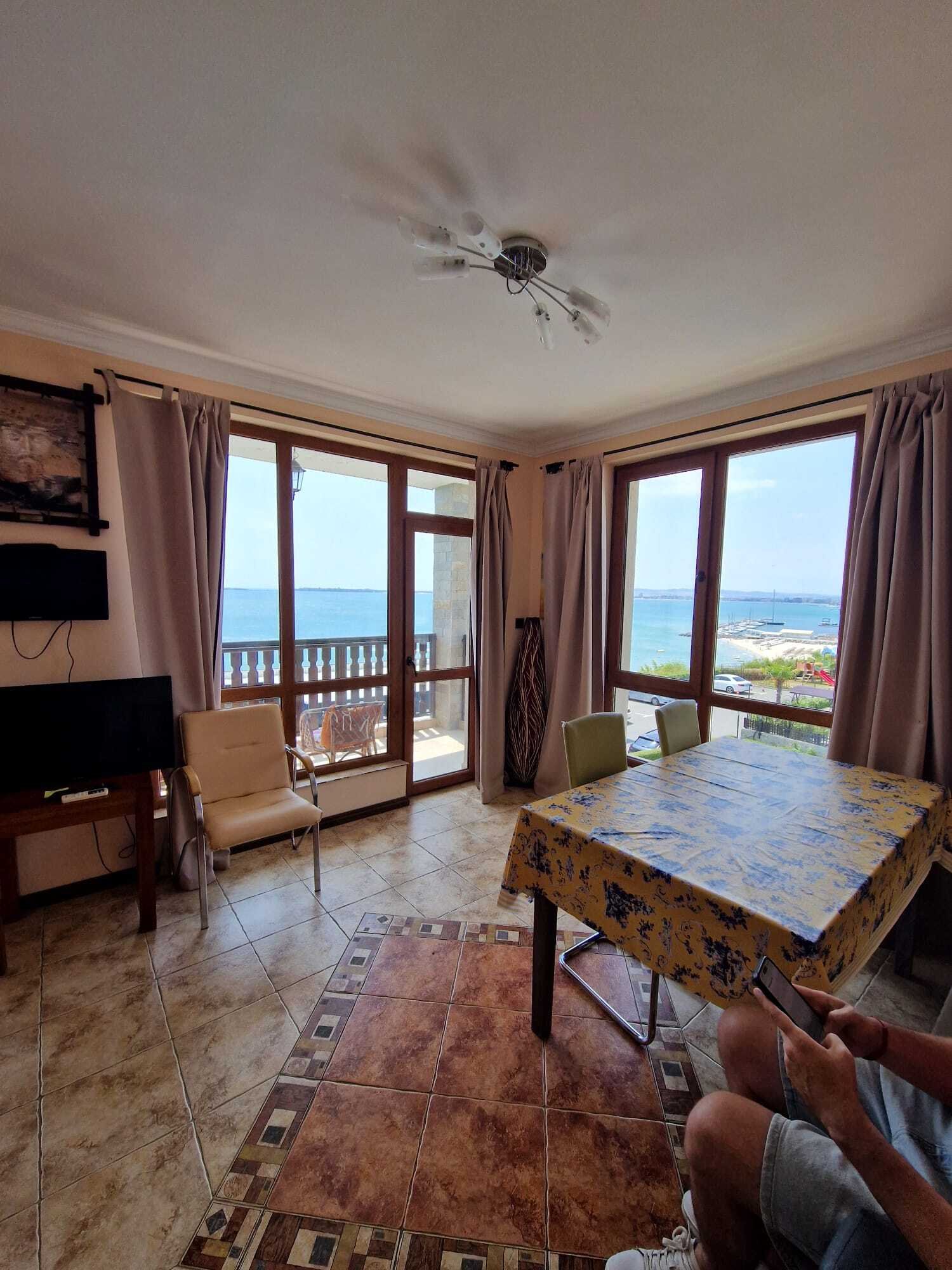 Three-room apartment with sea view in the 
