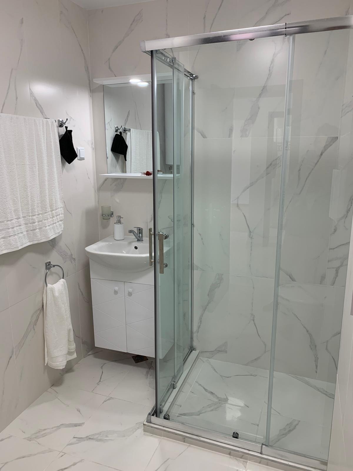 Three-room apartment with sea view in the 