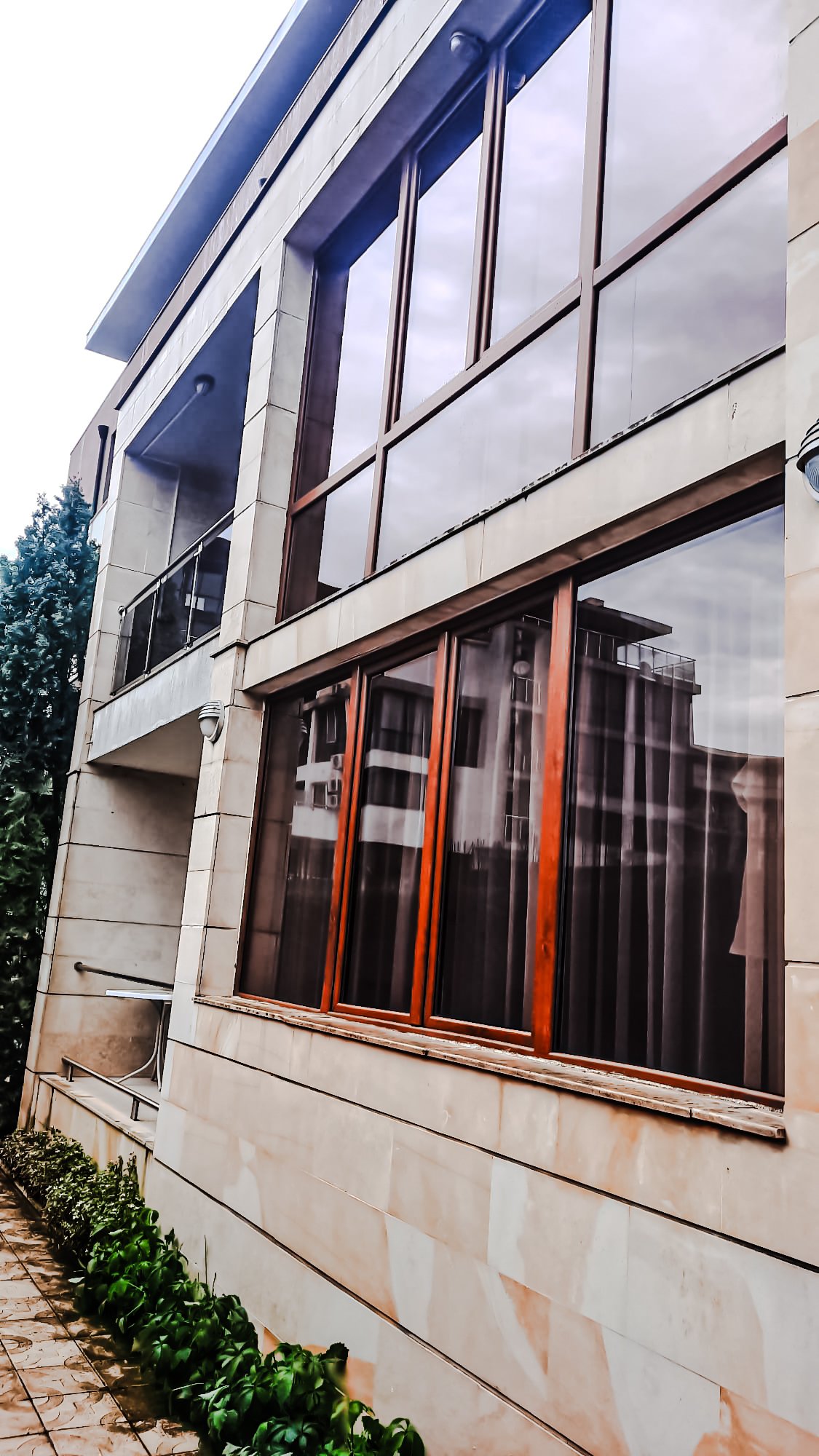 Three-room apartment in the Eden complex at Sunny Beach with a view of the pool