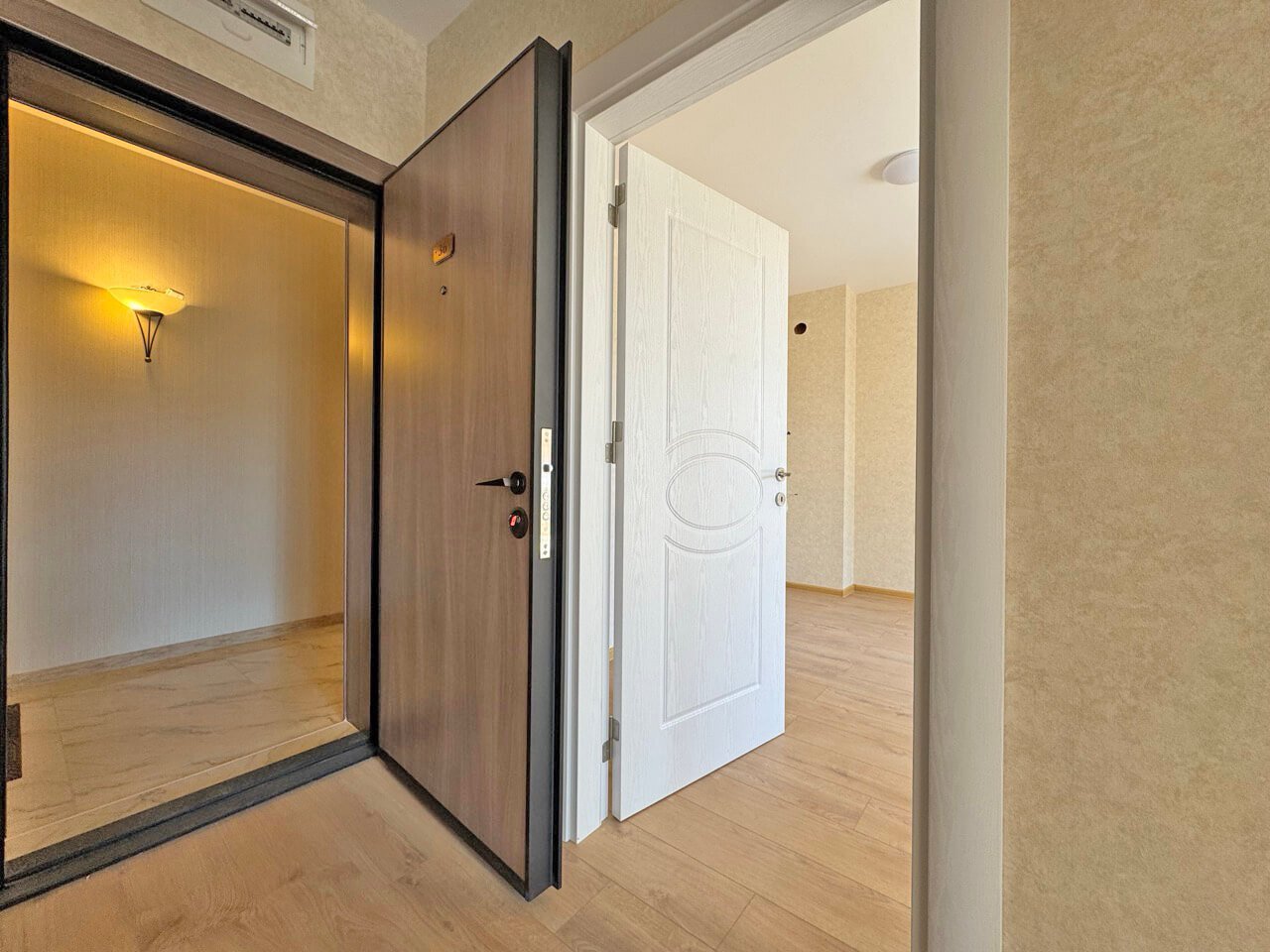 Two-room unfurnished apartment in the