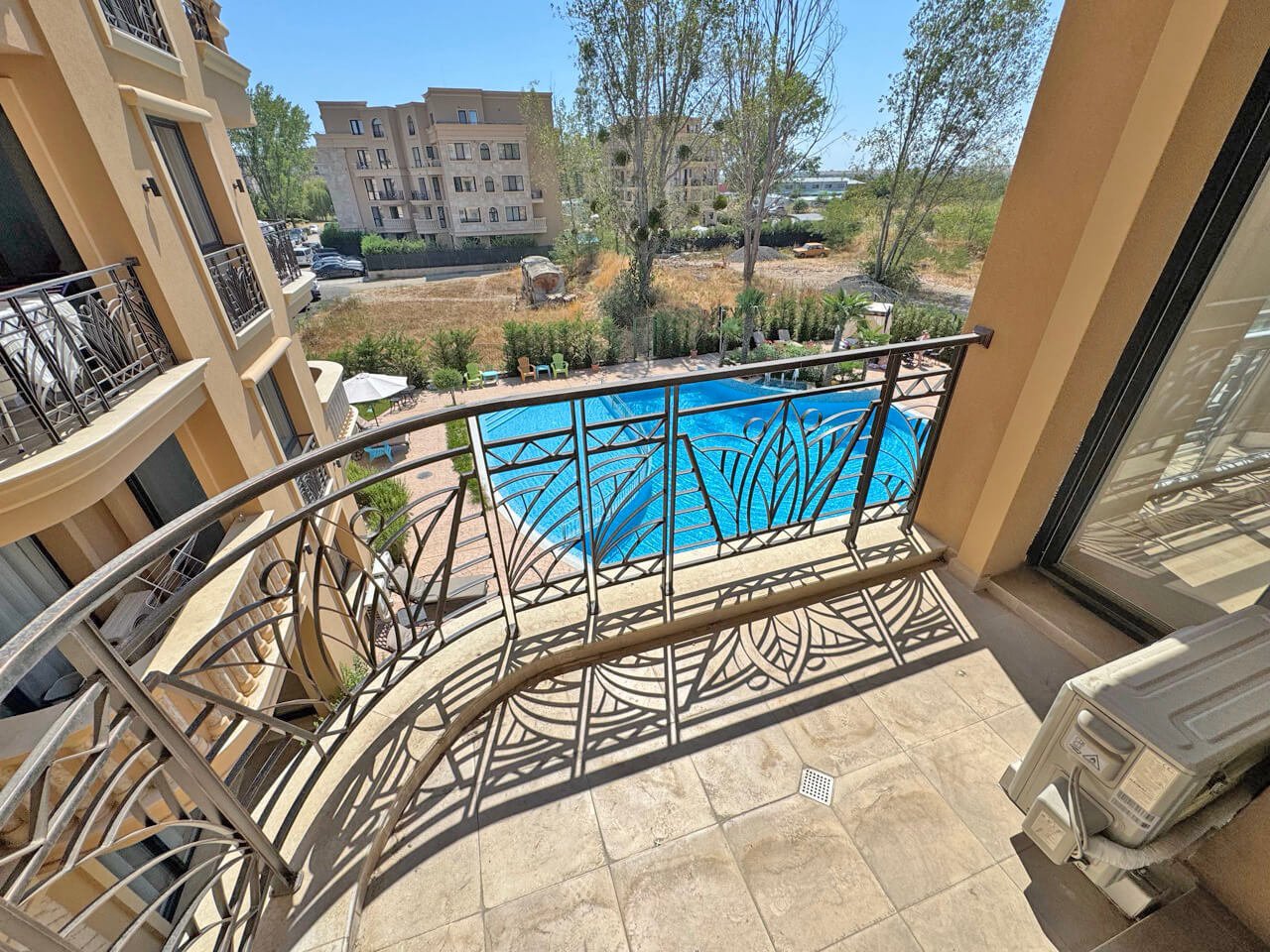 Two-room unfurnished apartment in the