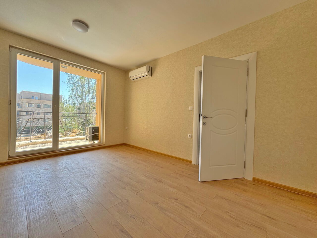 Two-room unfurnished apartment in the