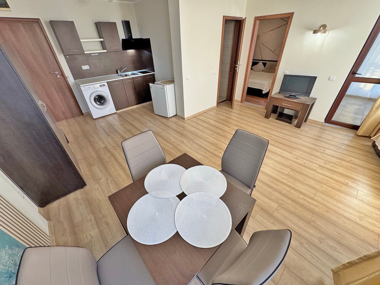 Two-room apartment in the Camelot complex at Sunny Beach