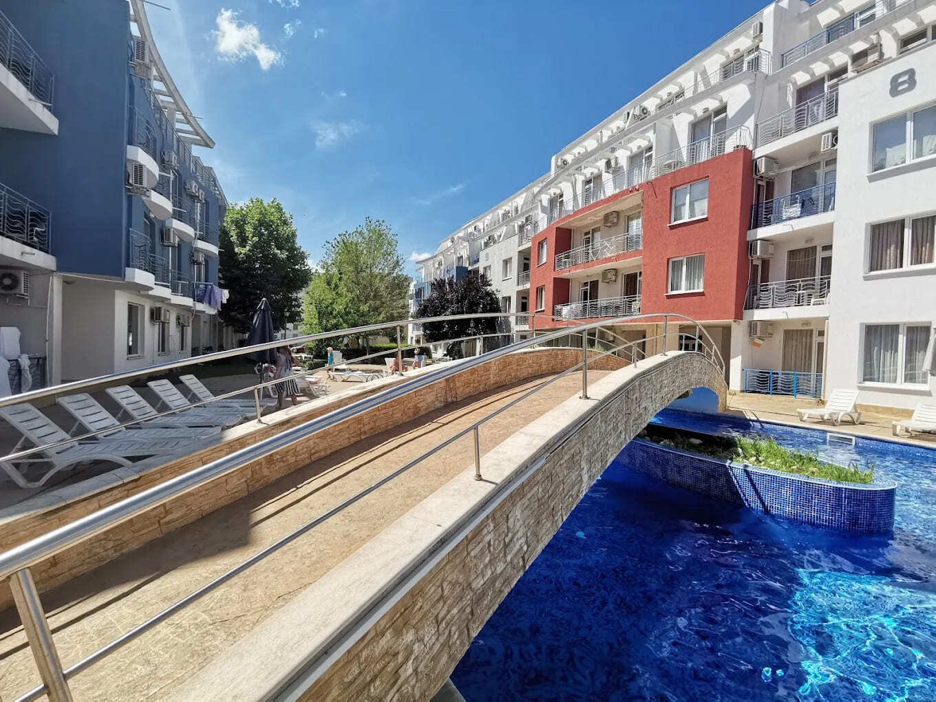 Sunny Beach: 3-room apartment in Sunny Day 3 on Sunny Beach in Bulgaria 