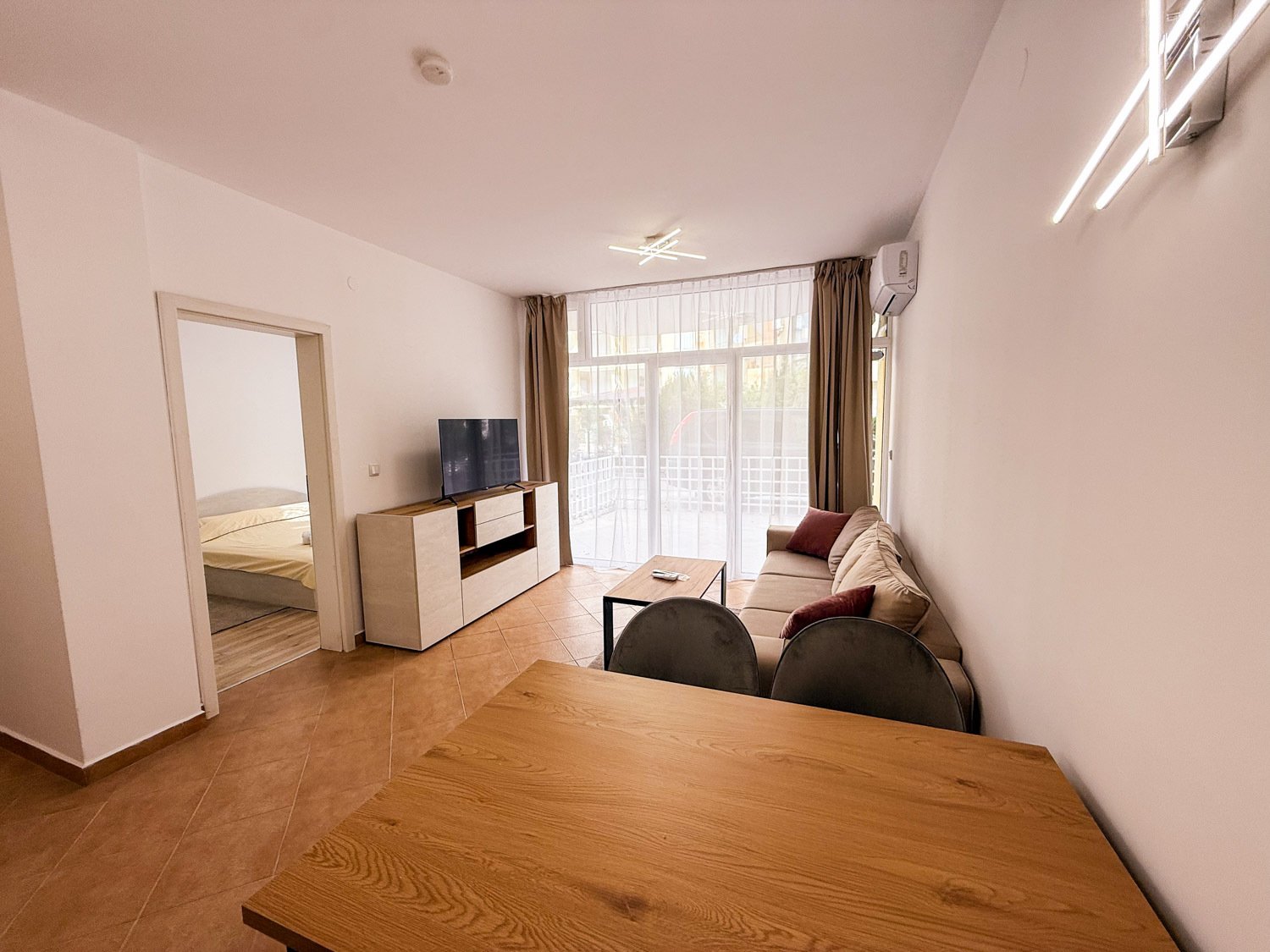 Two-room apartment in the Barco del Sol complex at Sunny Beach