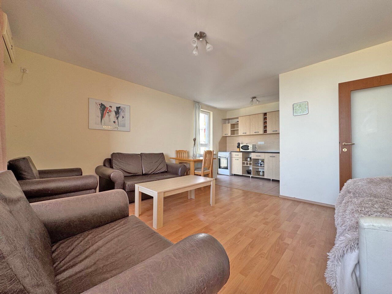 Two-room apartment with sea view in the Marina Fort complex in Sveti Vlas