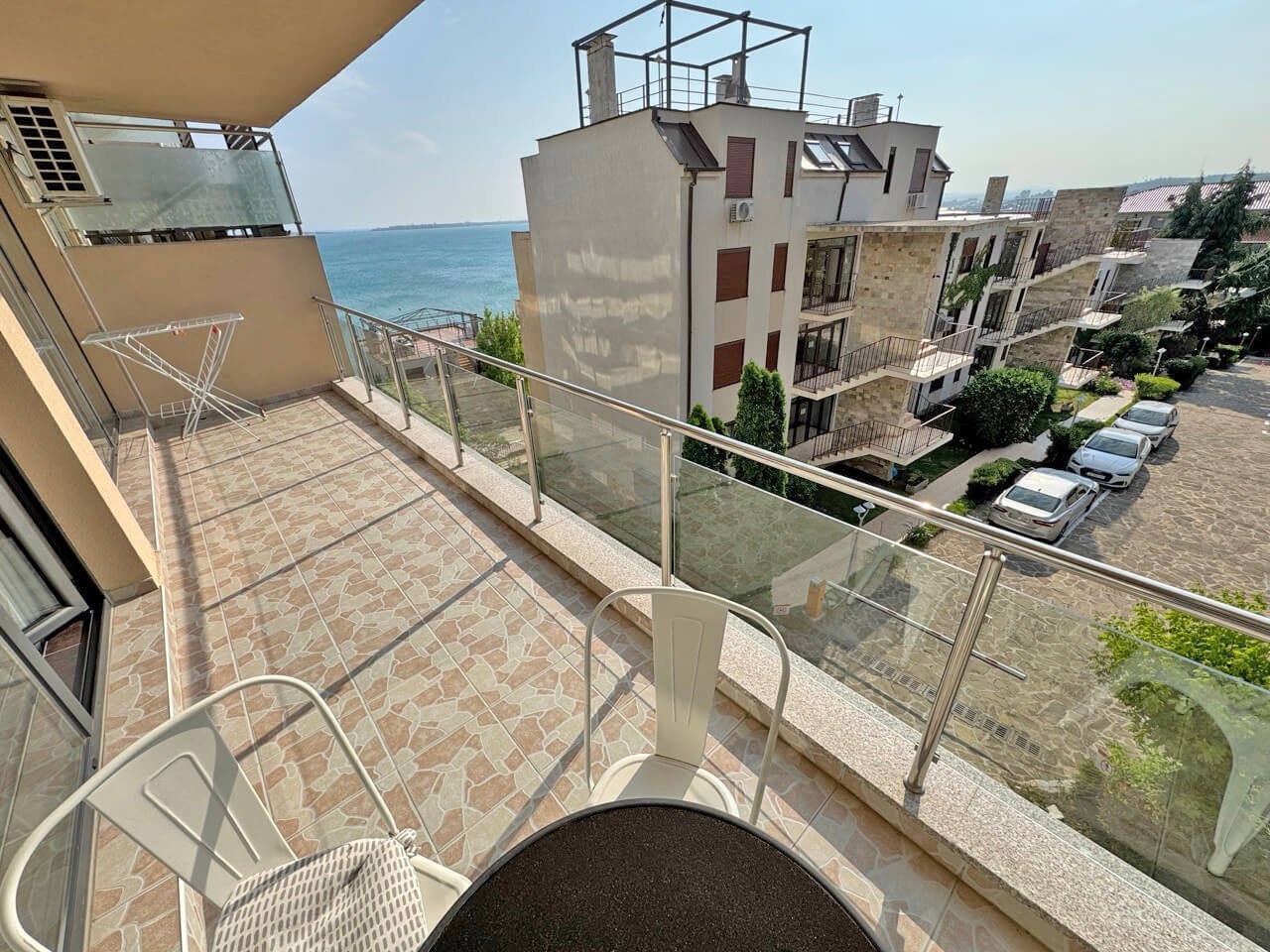 Two-room apartment with sea view in the
