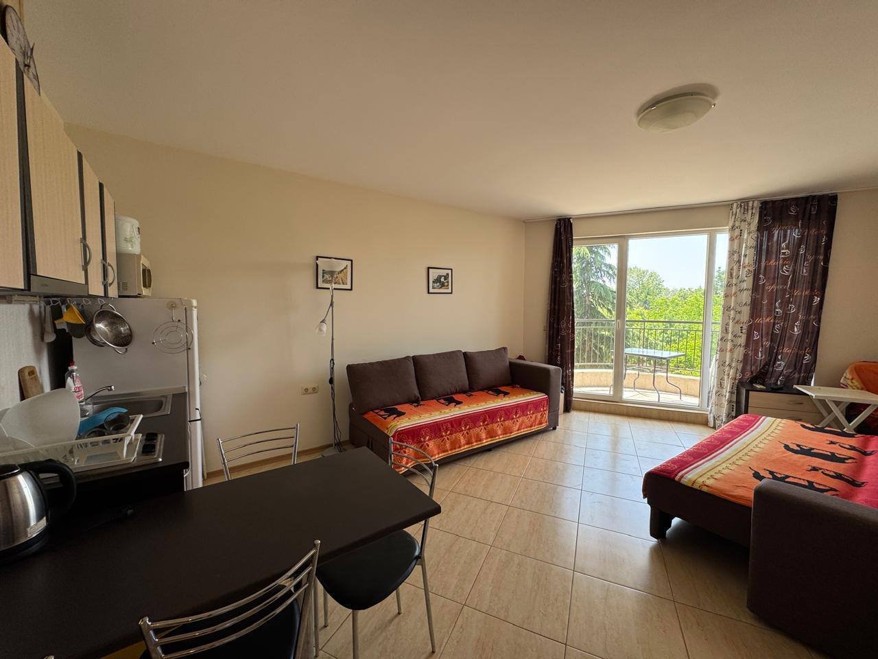 Studio in the Midia Resort complex with sea view in Aheloy