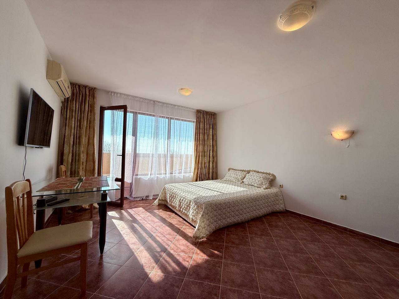 Kosharitsa: Studio with sea view in the Arkite complex in Kosharitsa 