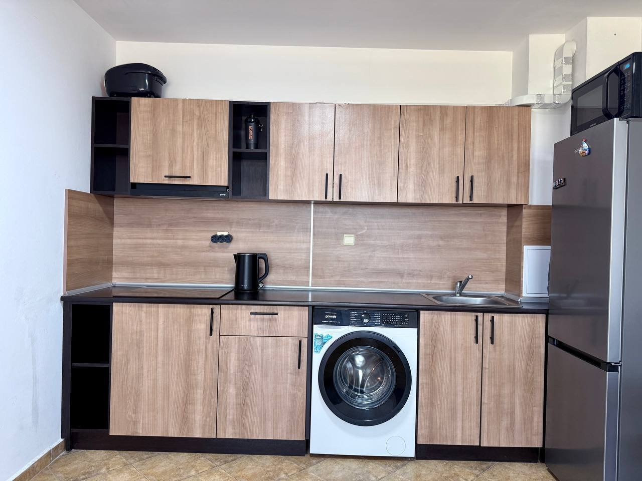 Two-room apartment with sea view in the Arkite residential complex in Kosharitsa