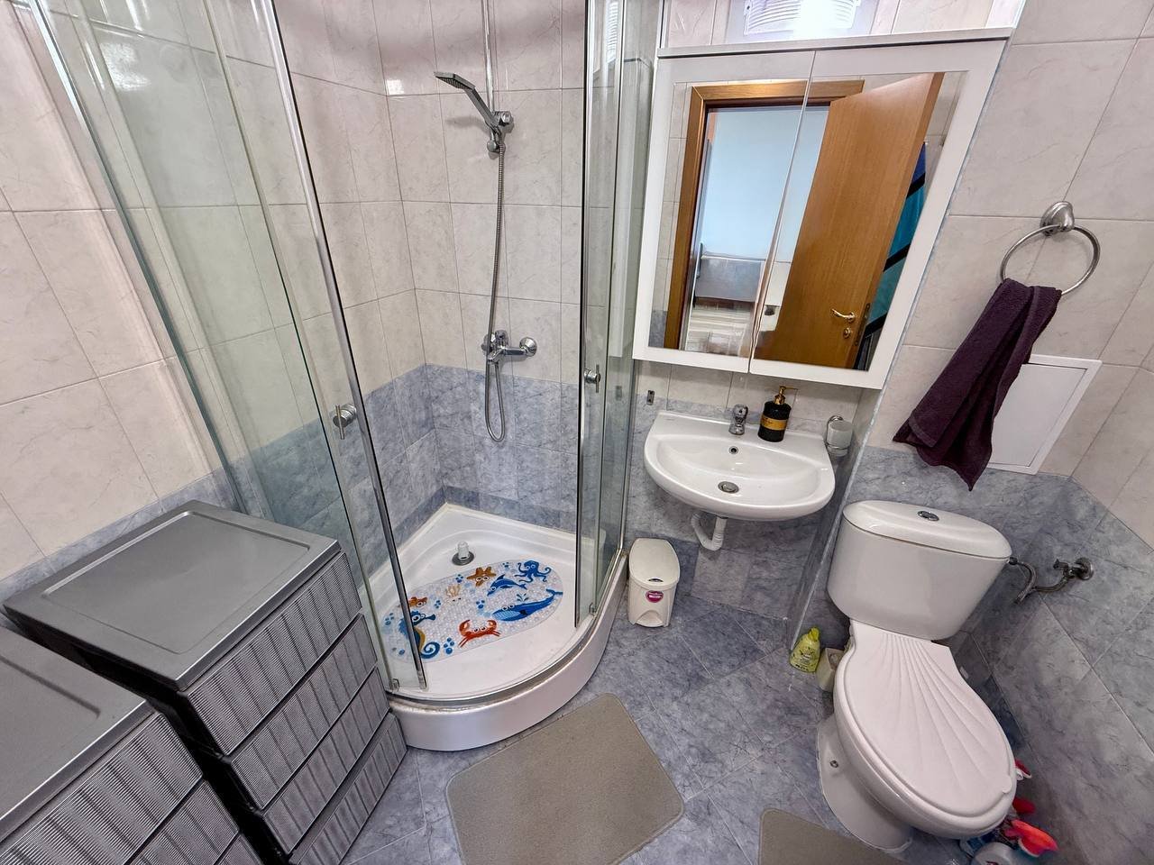 Two-room apartment with sea view in the Arkite residential complex in Kosharitsa