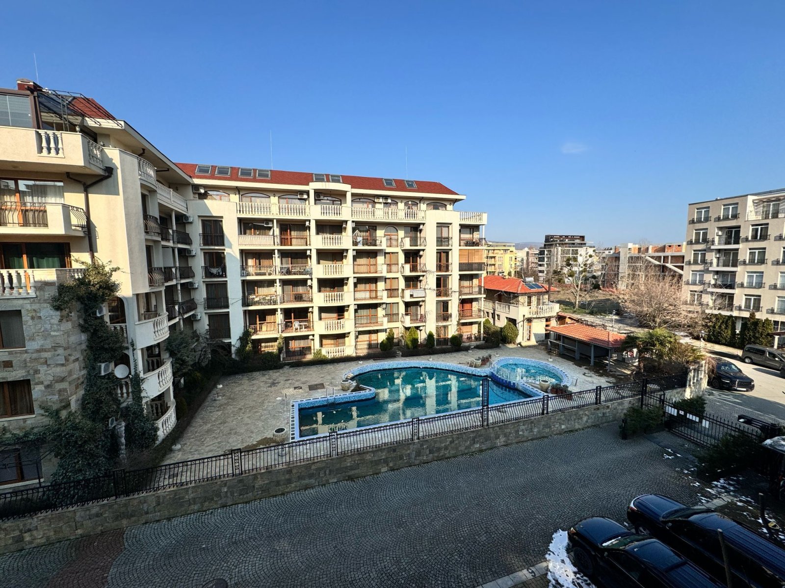 Studio in the Cascadas 6 complex at Sunny Beach