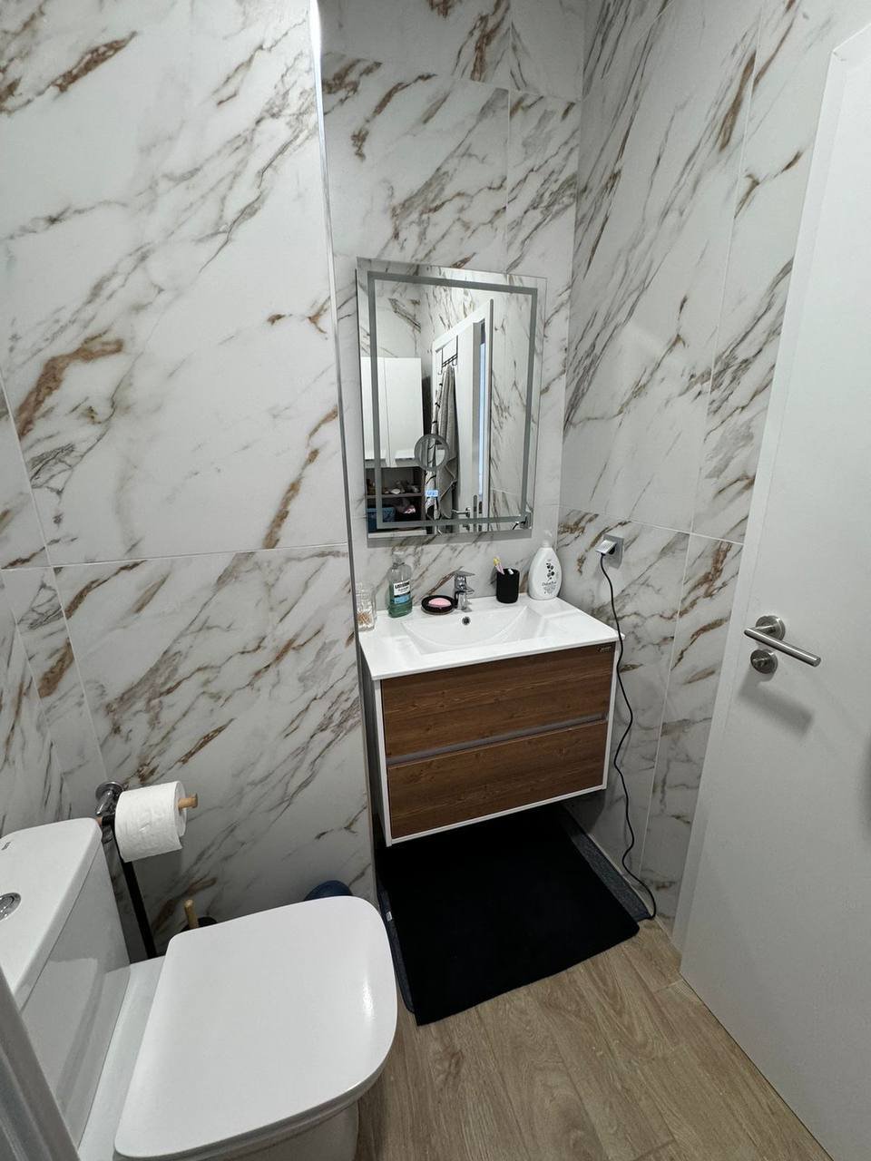 Three-room apartment with sea view in the Domenico complex at Sunny Beach