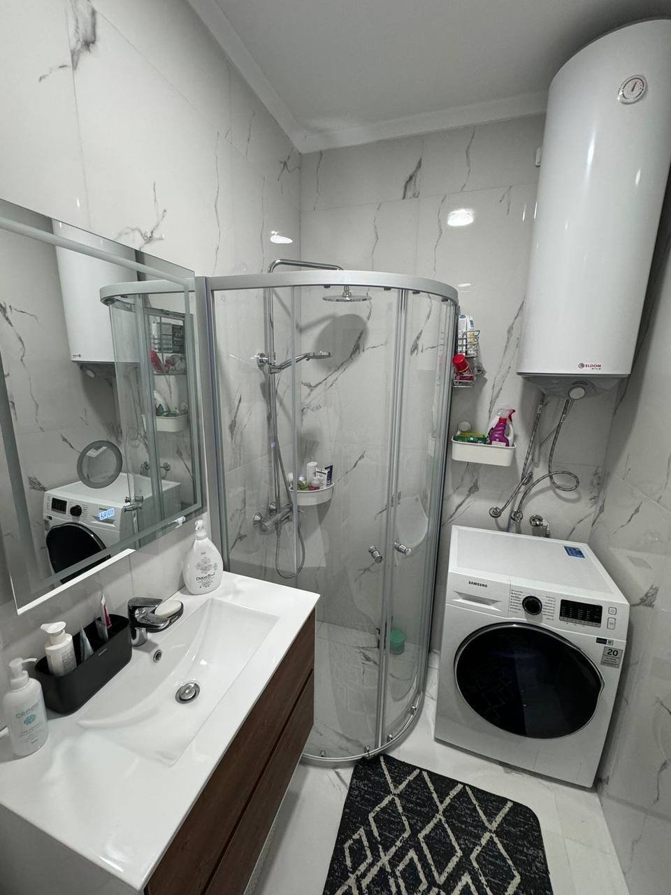 Three-room apartment with sea view in the Domenico complex at Sunny Beach