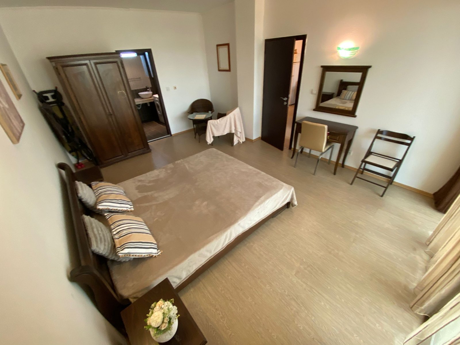 Two-room apartment with sea view in the Babylon complex at Sunny Beach