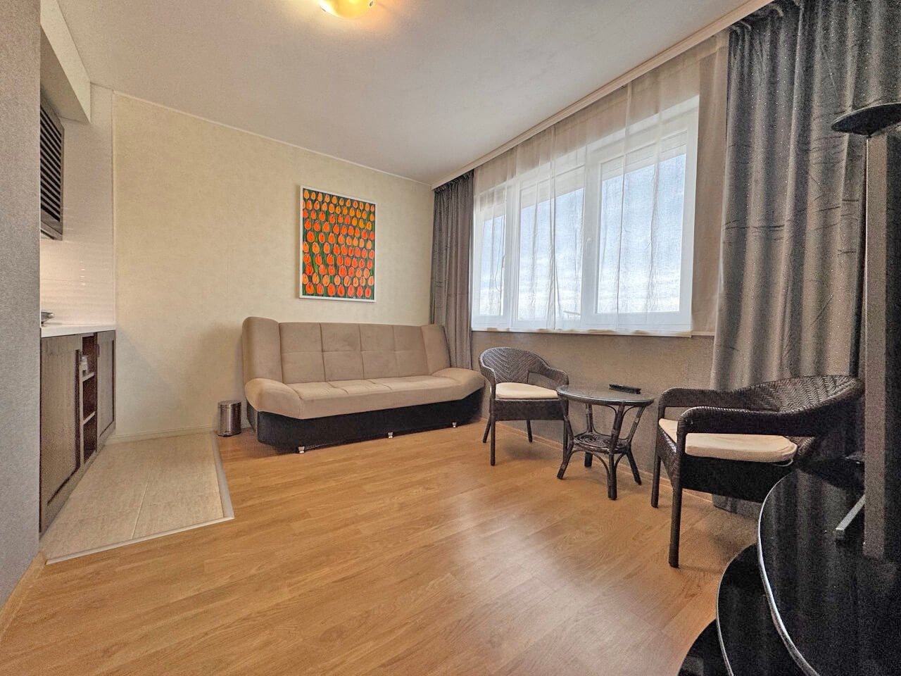 Two-room apartment in the Messembria Resort complex at Sunny Beach