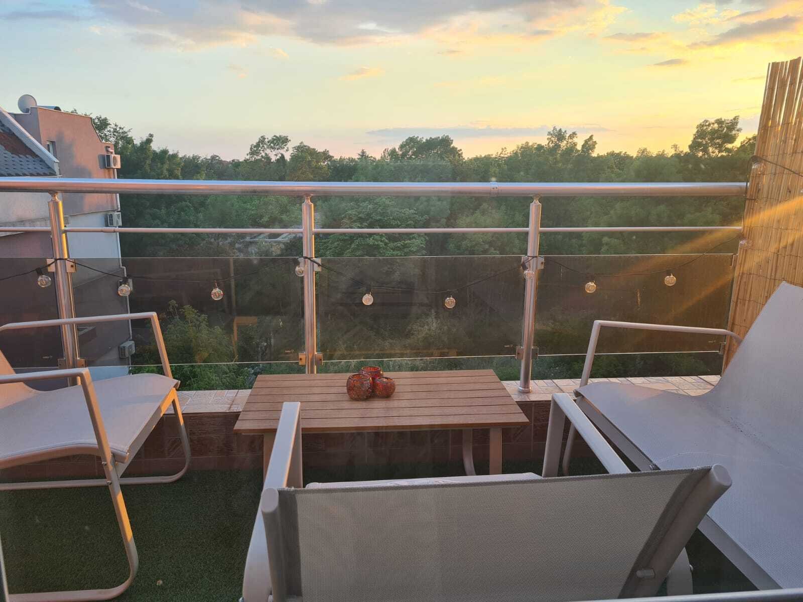 Spacious maisonette apartment with sea view in Ravda