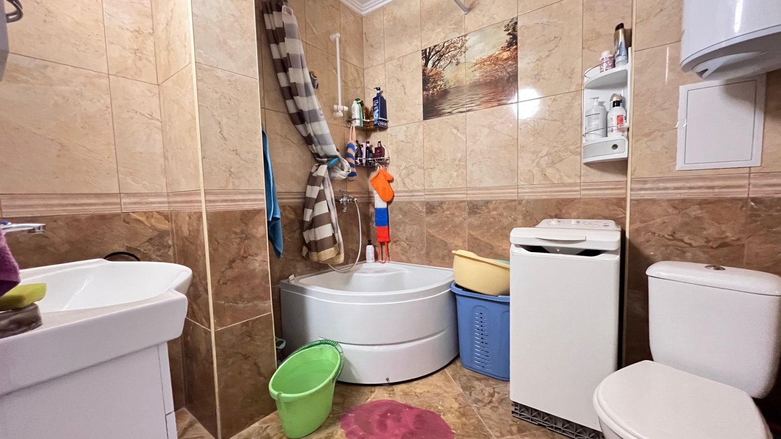 Spacious two-room apartment with sea view – close to the beach in Ravda