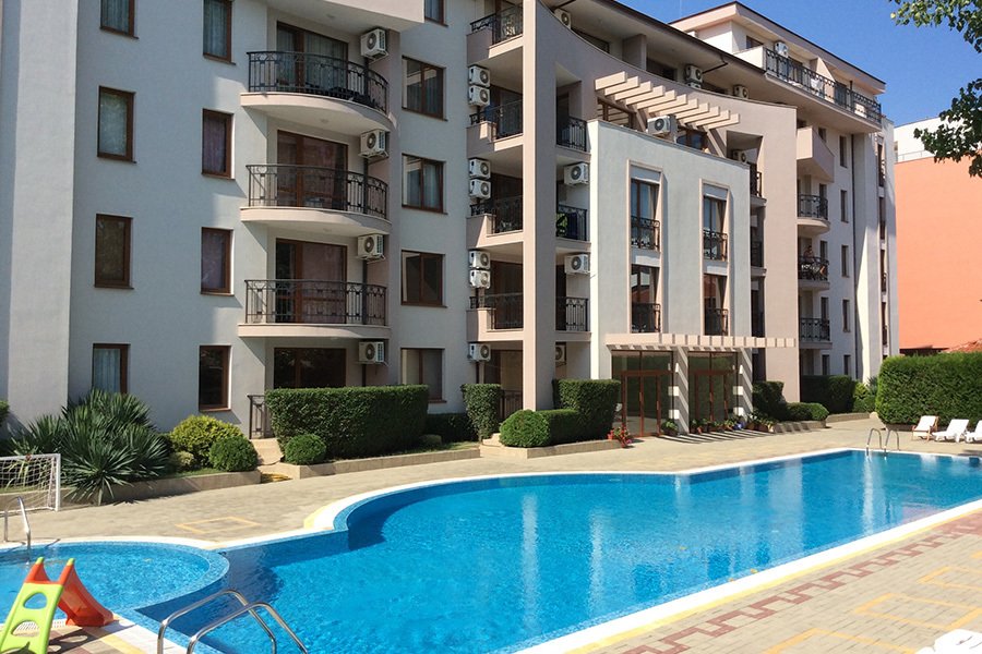 2-room apartment in the Marvel 1 complex, Sunny Beach, Bulgaria