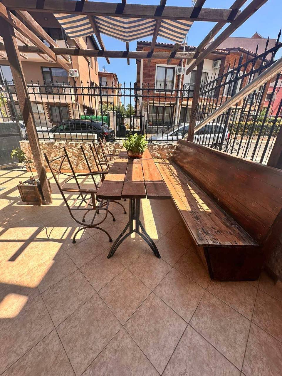 Nessebar: 2-room apartment Cherno More 1 with terrace Nessebar Bulgaria 