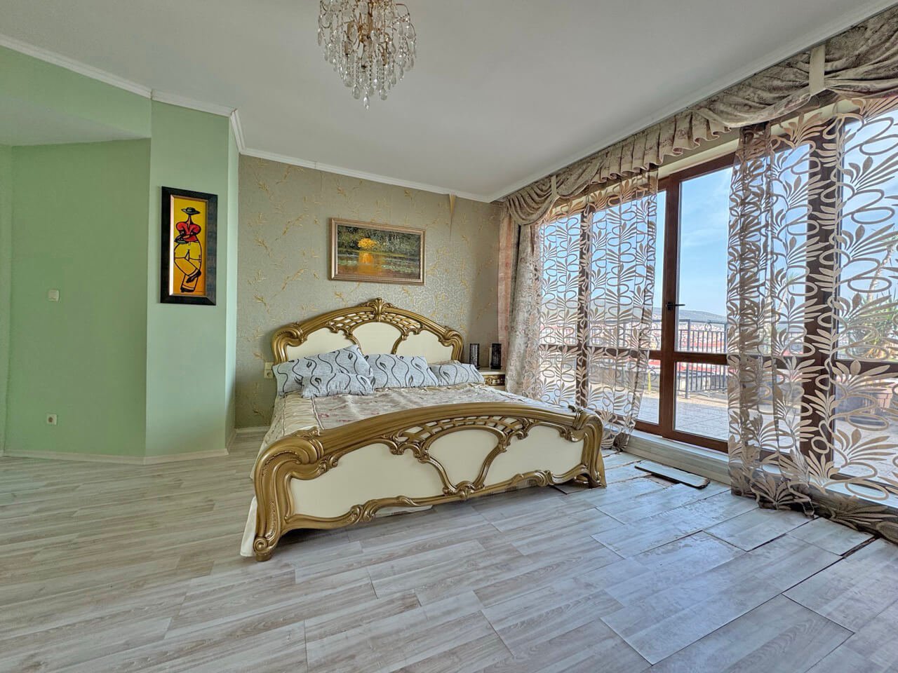 Two-room apartment with sea view in the Grand Hotel complex in Sveti Vlas, Bulgaria.