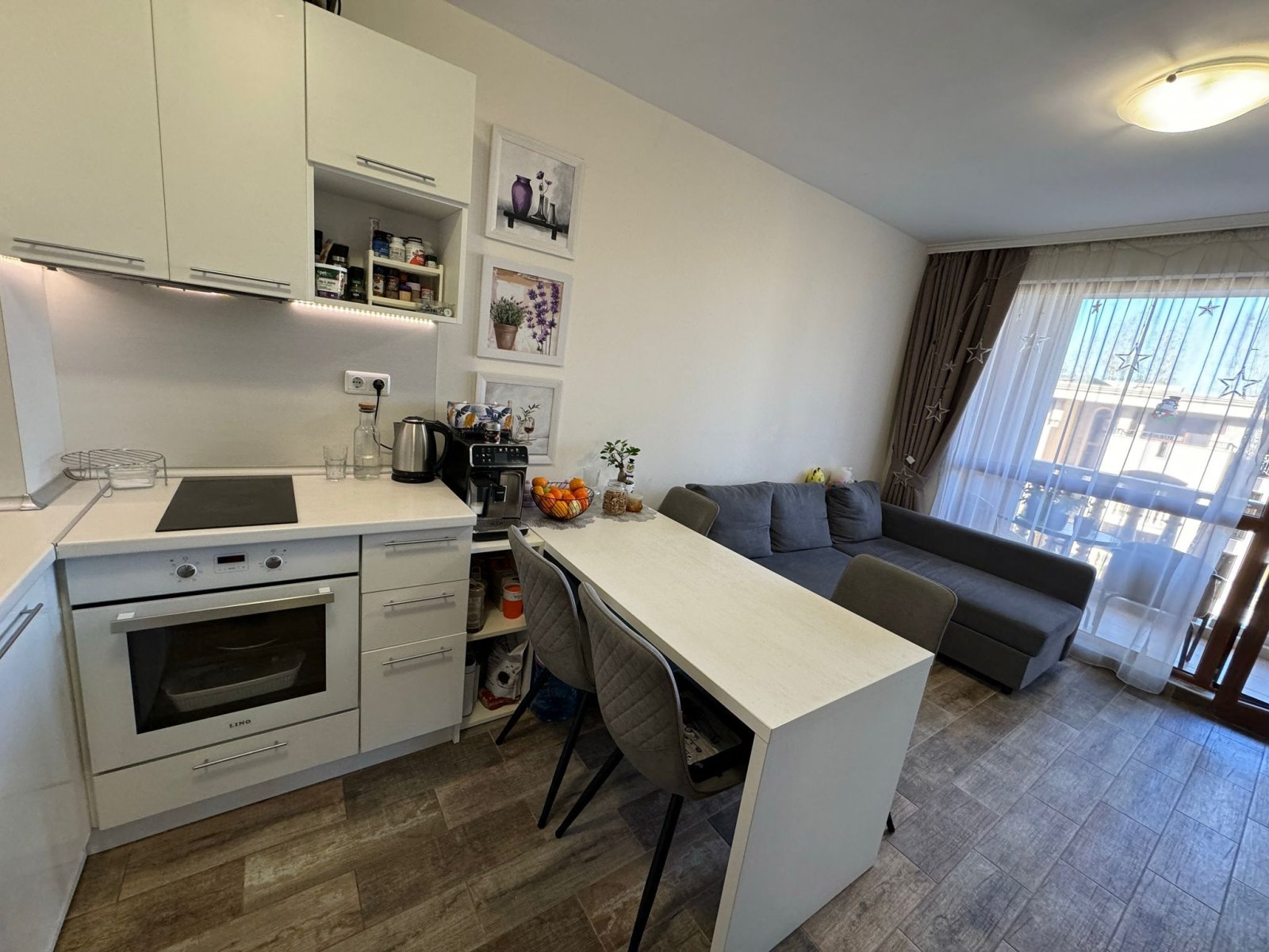 Sunny Beach: Studio in the Cascadas 16 complex at Sunny Beach in Bulgaria 