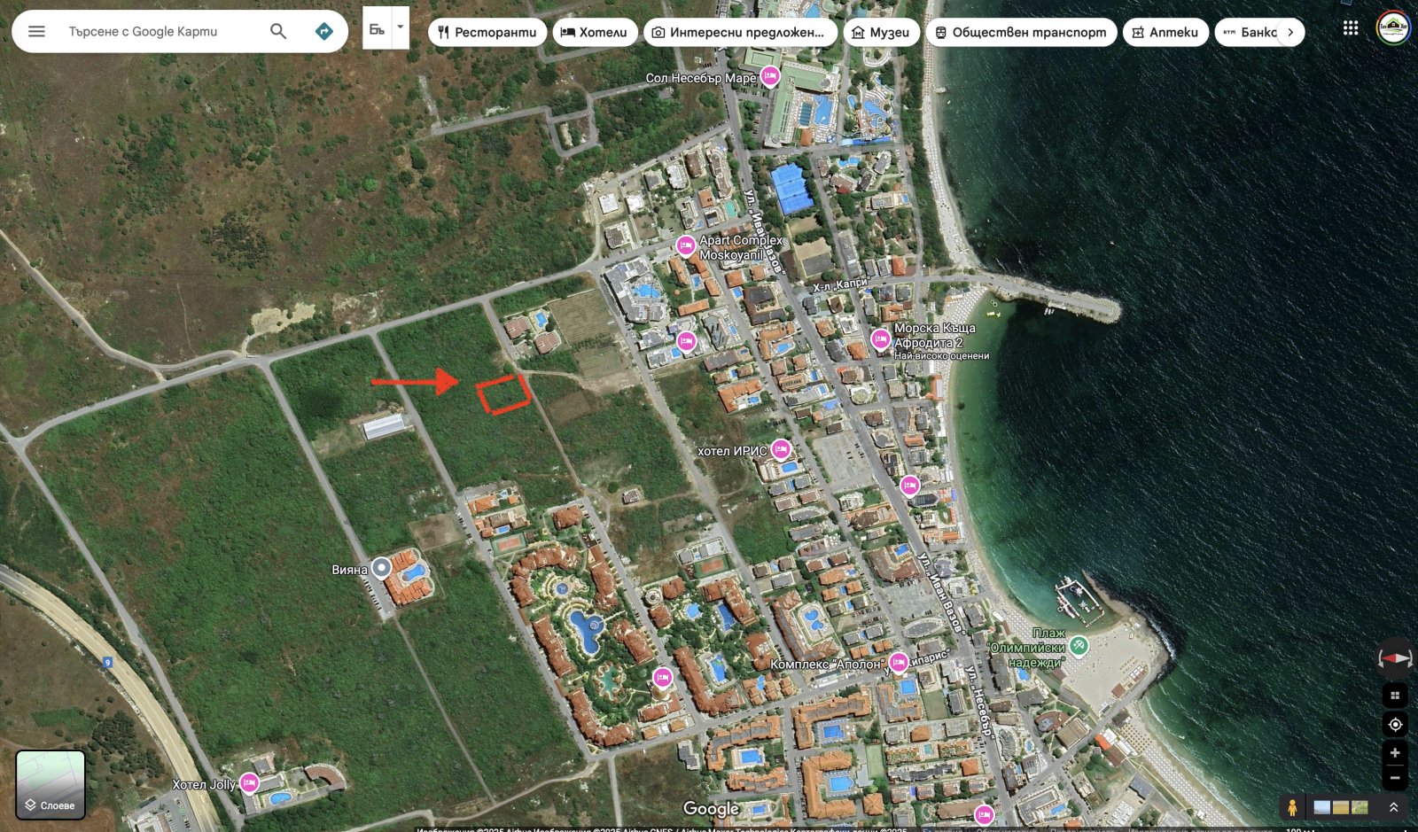 Building plot in Nessebar, Bulgaria