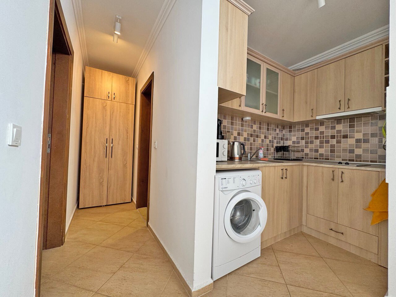 Two-room maisonette apartment in the Antonia complex with a view of the pool in Sveti Vlas, Bulgaria