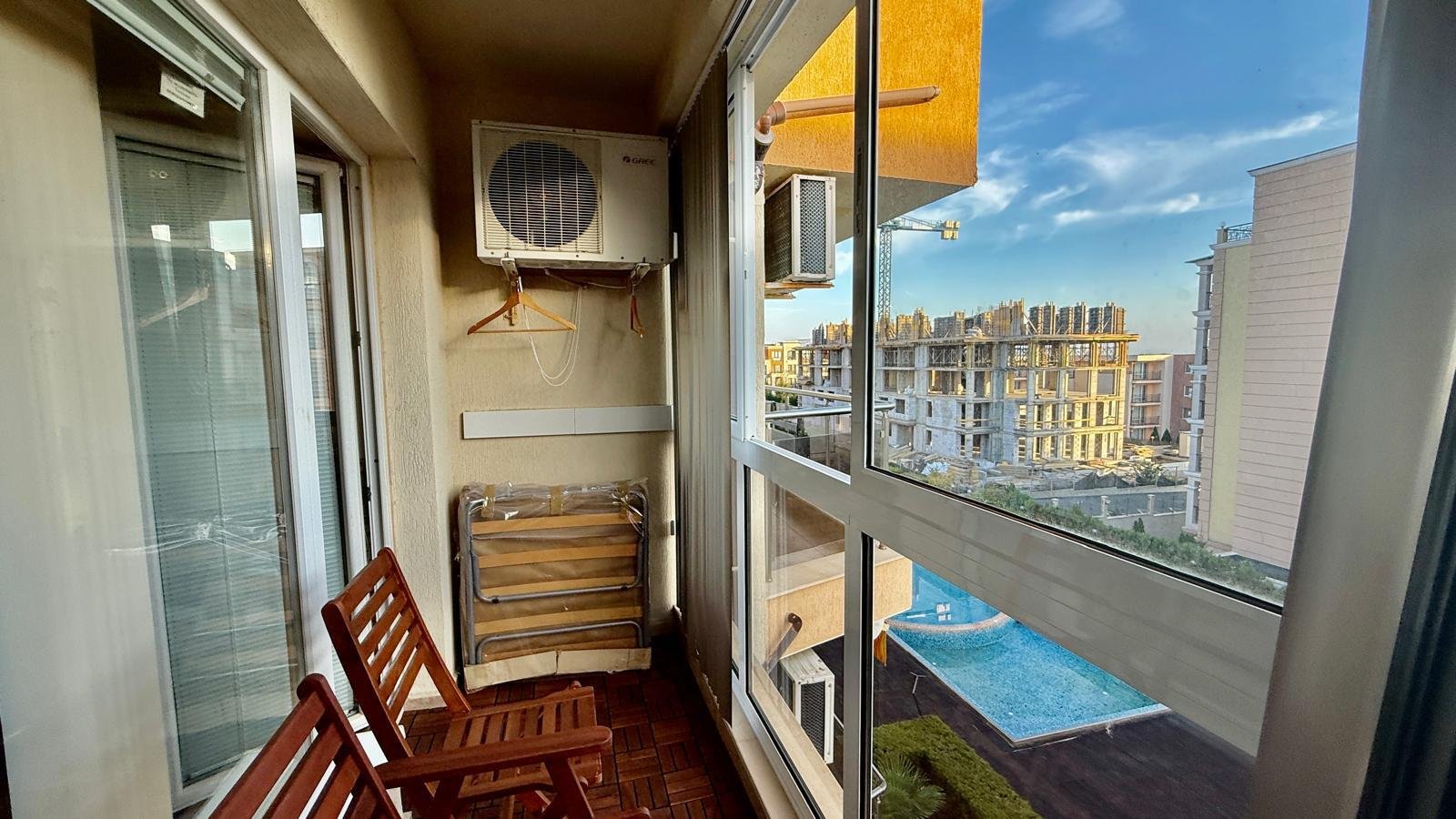 Studio with sea view in the Anna Marina complex in Sveti Vlas, Bulgaria