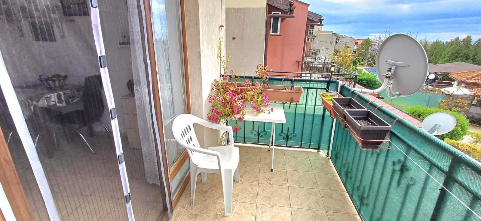 2-room apartment with sea view in the Persani complex, Sveti Vlas, Bulgaria