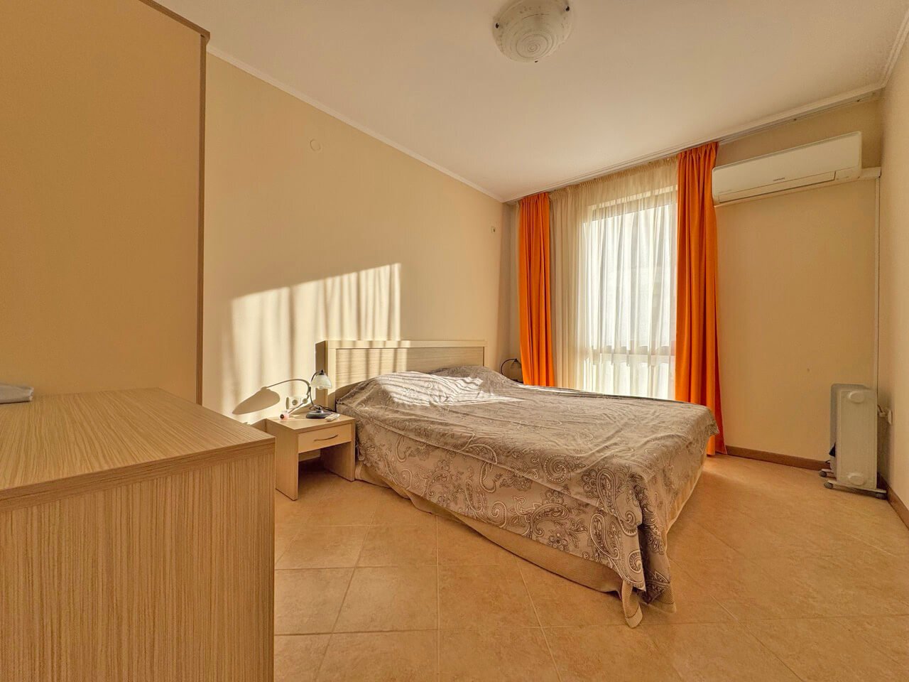 Three-room apartment in the Royal Sun residential complex, Sunny Beach, Bulgaria.