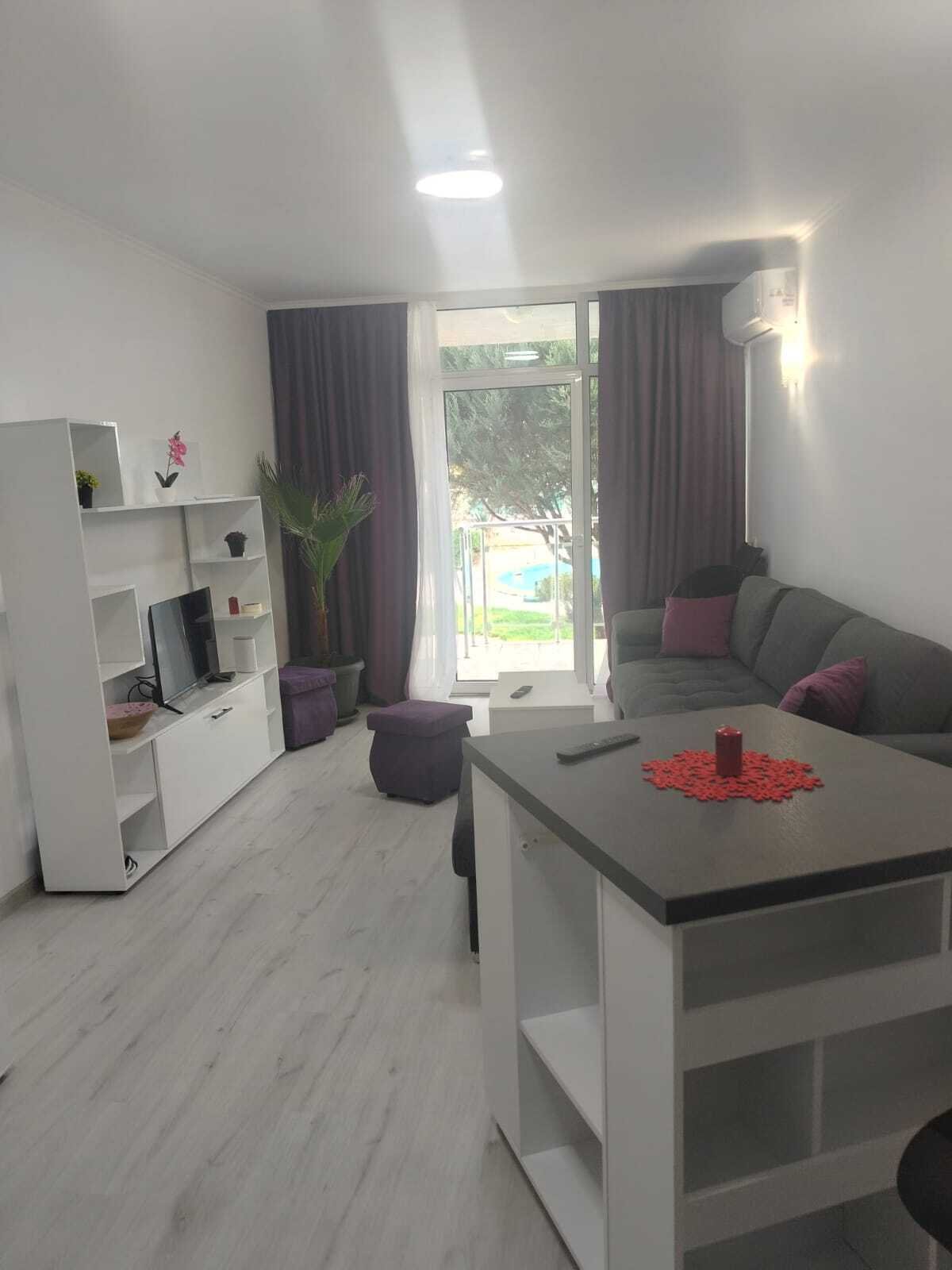 Studio with a view of the pool in the Djulia complex Sonnenstrand Bulgaria