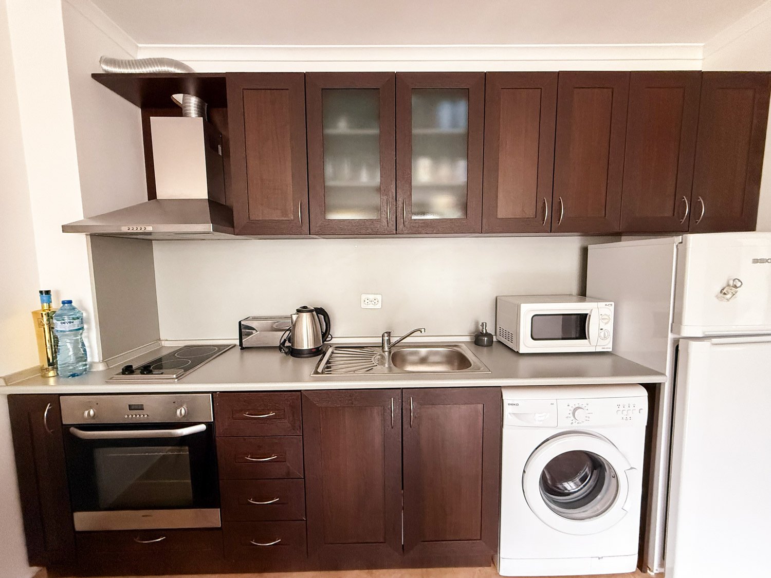 Two-room apartment with a view of the pool in the Arena 1 complex, Sveti Vlas, Bulgaria