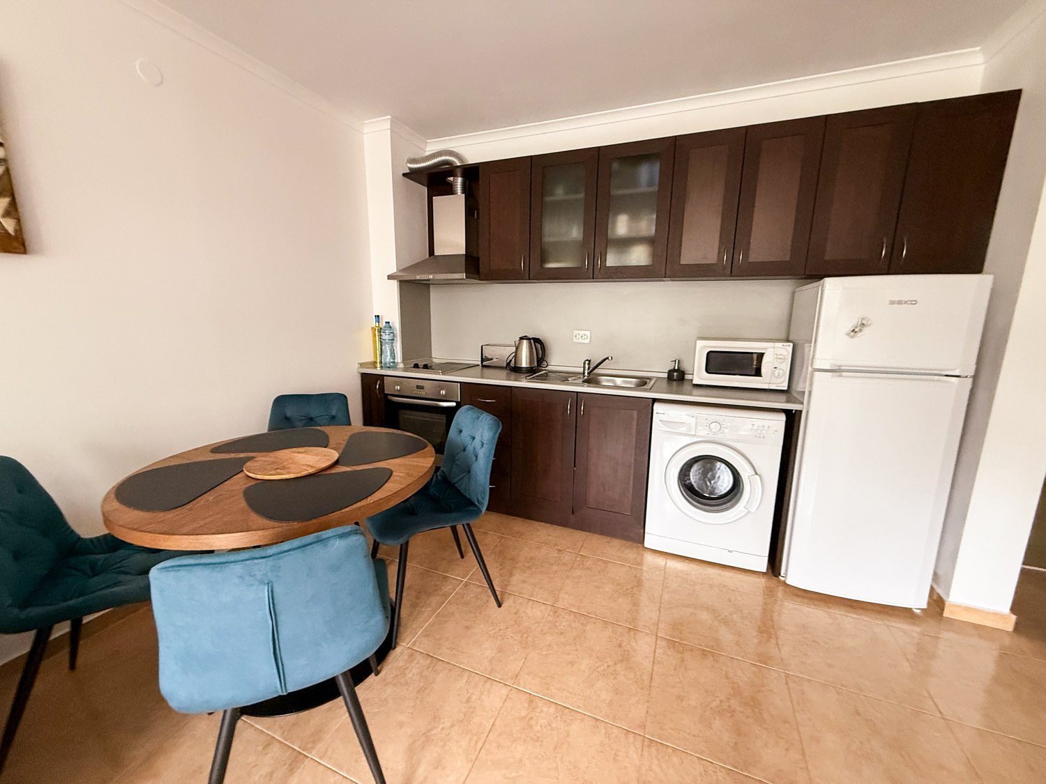 Two-room apartment with a view of the pool in the Arena 1 complex, Sveti Vlas, Bulgaria