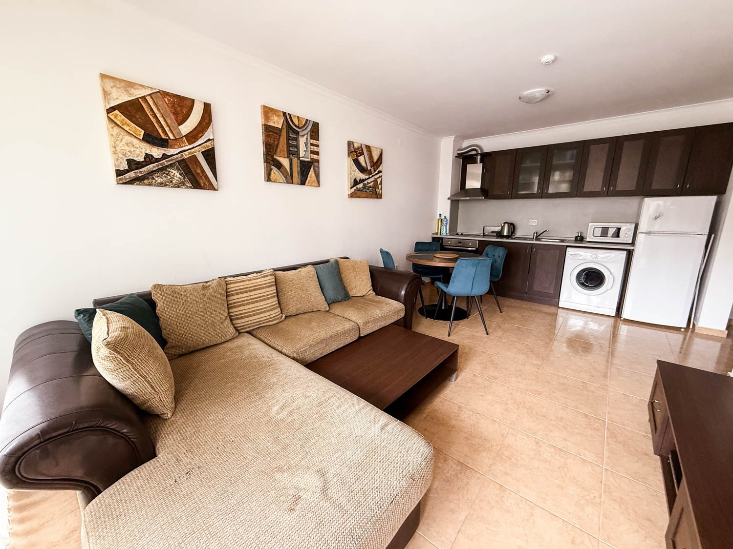 Two-room apartment with a view of the pool in the Arena 1 complex, Sveti Vlas, Bulgaria