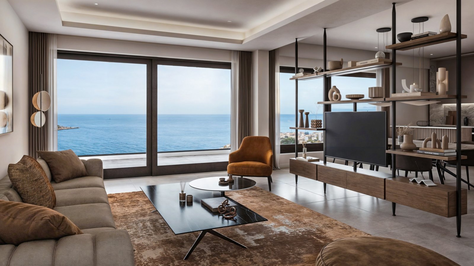 Luxuriöses Penthouse mit geräumiger Terrasse und atemberaubendem Meerblick, Dobra Voda