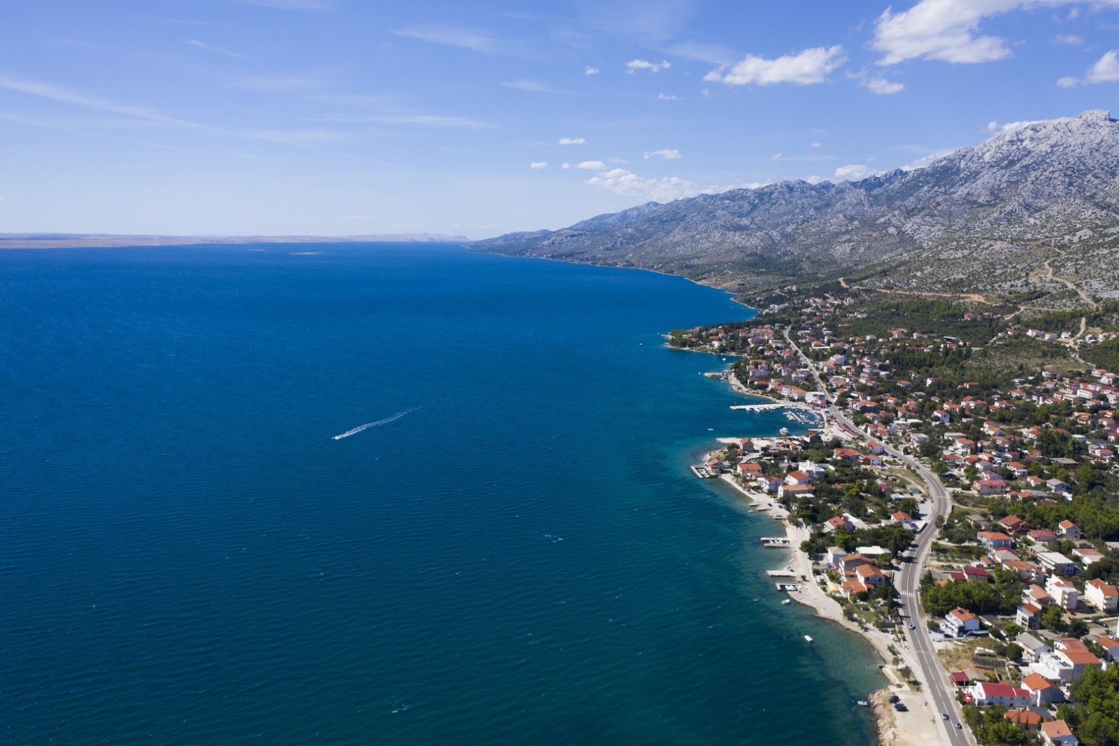 Baugrundstück mit Meerblick in Starigrad unter dem Velebit